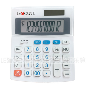 12-значный двойной калькулятор рабочего стола с функцией округления и налоговой функцией (LC229T-WHITE)